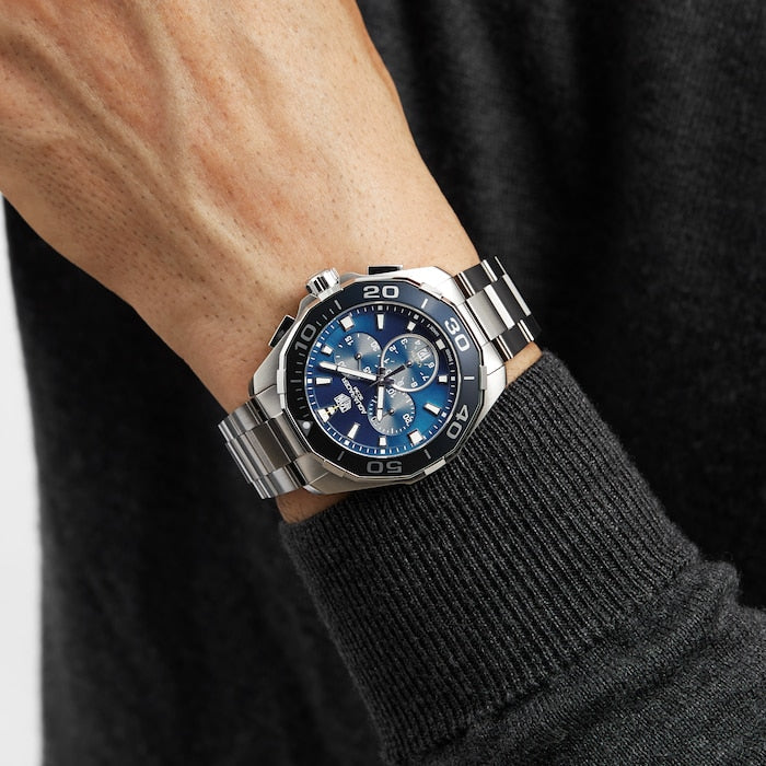 Shop Authentic Tag Heuer Aquaracer Blue Dial Watch for Men - CAY111B.BA0927 - Luxxuri