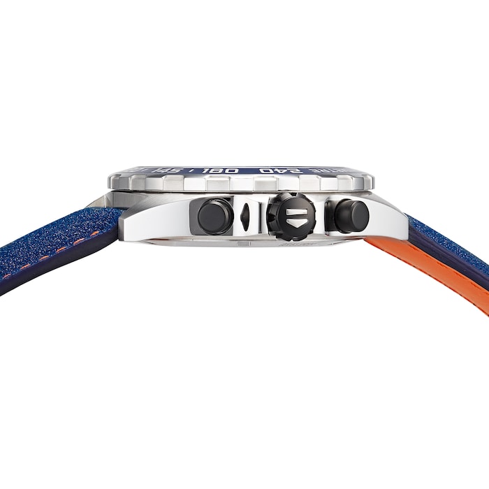 Shop Authentic Tag Heuer Formula 1 Gulf Edition Blue Dial Blue Leather Strap Watch for Men - CAZ101N.FC8243 - Luxxuri