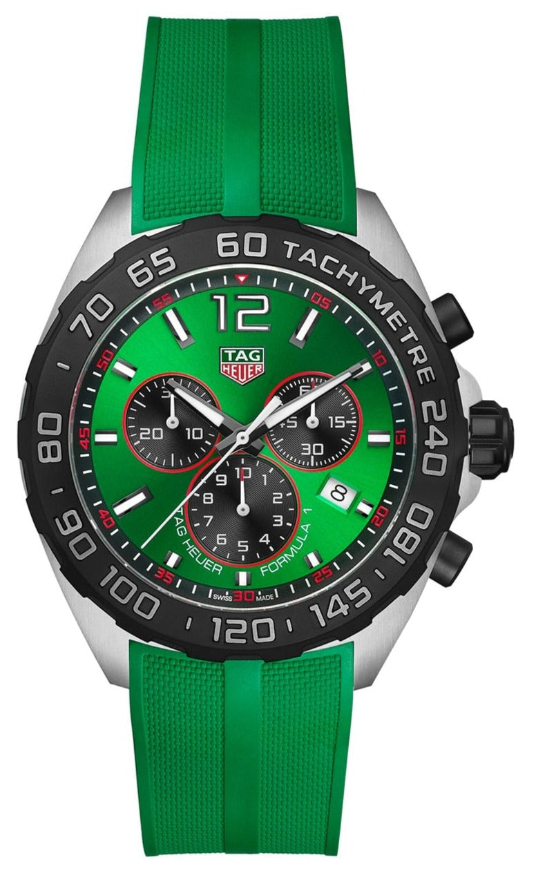 Shop Authentic Tag Heuer Formula 1 Green Dial Watch for Men - CAZ101AP.FT8056 - Luxxuri