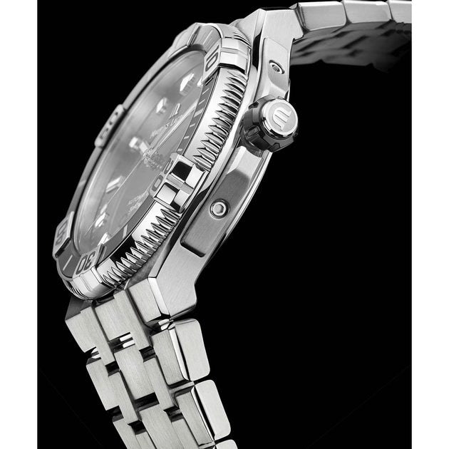 Shop Authentic Maurice Lacroix Aikon Venturer Black Dial Silver Steel Strap Watch for Men - AI6058-SS002-330-1 - Luxxuri