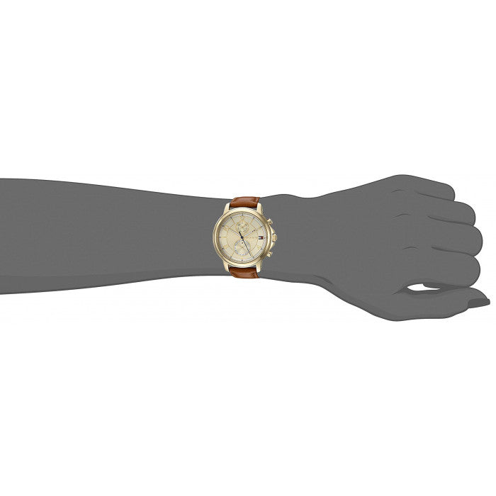 Shop Authentic Tommy Hilfiger Claudia Rose Gold Dial Brown Leather Strap Watch for Women - 1781818 - Luxxuri