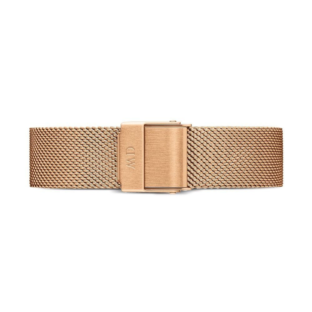 Shop Authentic Daniel Wellington Petite Melrose Brown Dial Rose Gold Mesh Strap Watch For Women - DW00100477 - Luxxuri