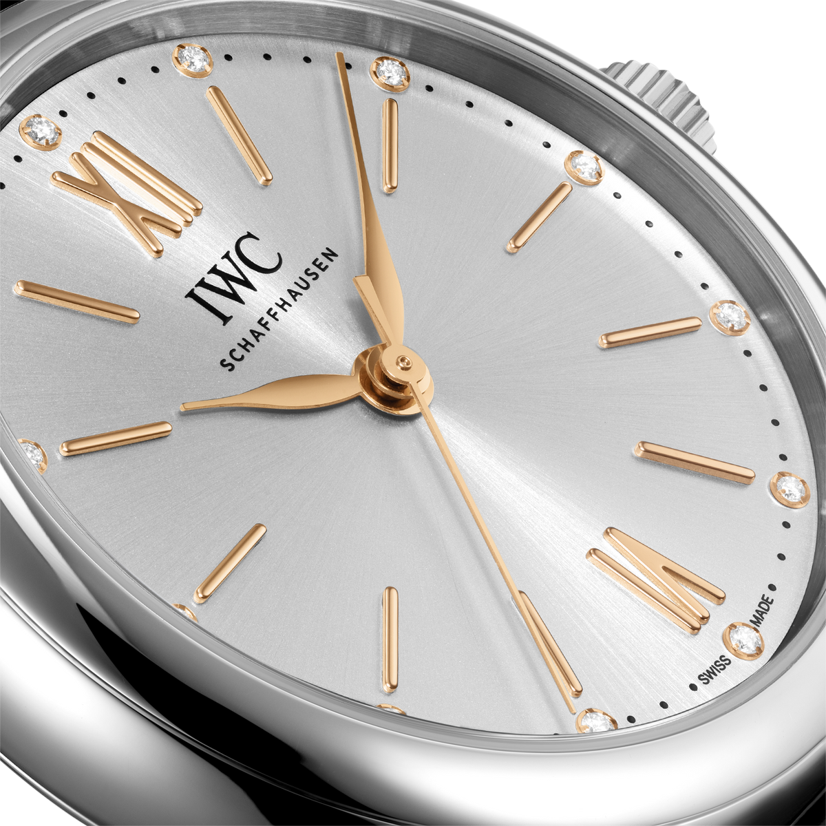 Shop Authentic IWC Portofino Automatic Silver Dial Brown Leather Strap Watch for Women - IW357403 - Luxxuri