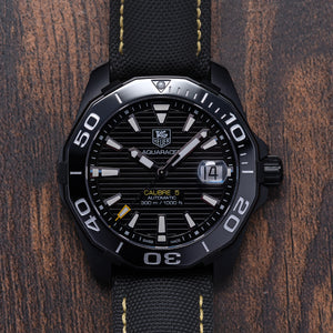 Shop Authentic Tag Heuer Aquaracer Black Dial Watch for Men - WAY218A.FC6362 - Luxxuri