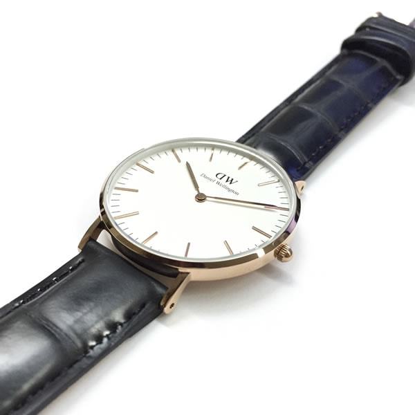 Shop Authentic Daniel Wellington Classic Reading White Dial Black Leather Strap Watch For Women - DW00100041 - Luxxuri