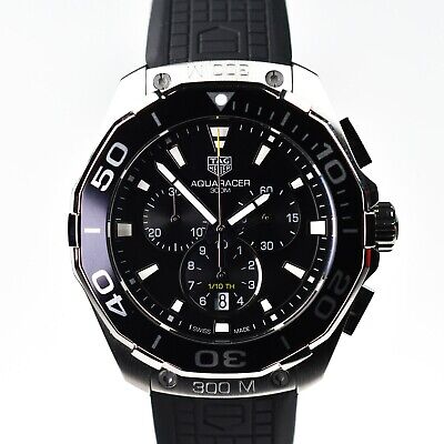 Shop Authentic Tag Heuer Aquaracer Black Dial Watch for Men - CAY111A.FT6041 - Luxxuri