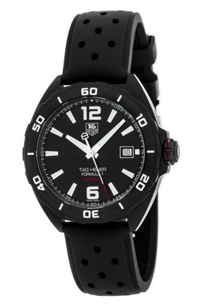 Shop Authentic Tag Heuer Formula 1 Automatic Black Dial Black Rubber Strap Watch for Men - WAZ2115.FT8023 - Luxxuri