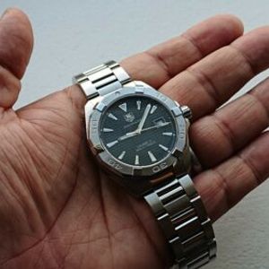 Shop Authentic Tag Heuer Aquaracer Black Dial Watch for Men - WAY2110.BA0928 - Luxxuri