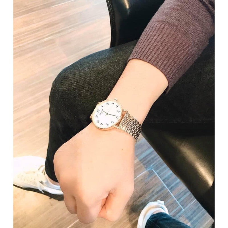 Shop Authentic Tissot T Classic Everytime White Dial Rose Gold Mesh Bracelet Watch for Men - T109.610.33.032.00 - Luxxuri