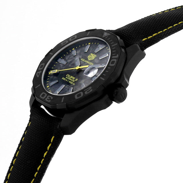 Shop Authentic Tag Heuer Aquaracer Carbon Dial Watch for Men - WBD218B.FC6446 - Luxxuri