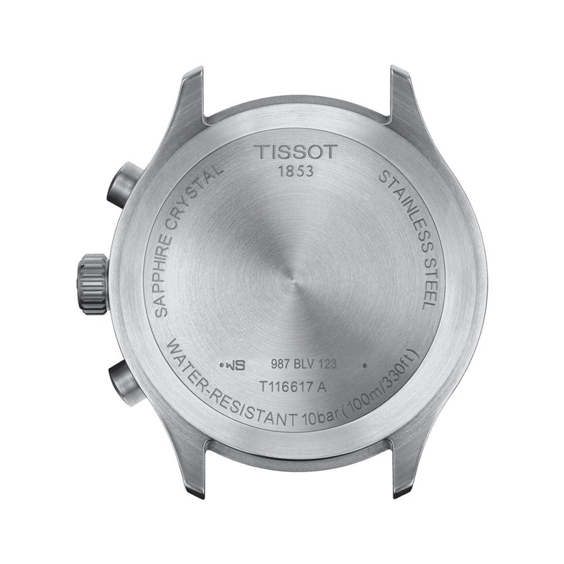 Shop Authentic Tissot Chrono XL Vintage Quartz Black Dial Black Leather Strap Watch For Men - T116.617.16.062.00 - Luxxuri