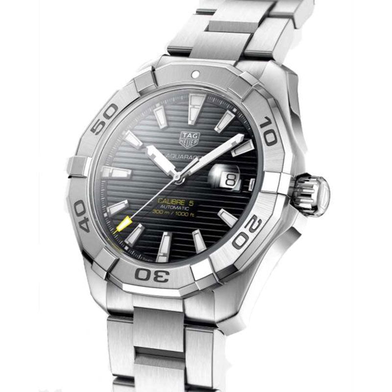 Shop Authentic Tag Heuer Aquaracer Black Dial Watch for Men - WAY2010.BA0927 - Luxxuri