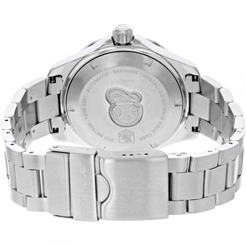 Shop Authentic Tag Heuer Aquaracer Automatic Caliber 5 Black Dial Silver Steel Strap Watch for Men - WAN2110.BA0822 - Luxxuri