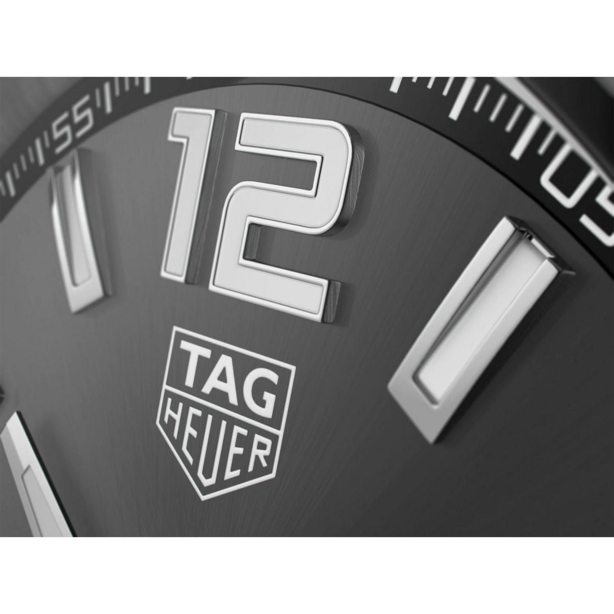 Shop Authentic Tag Heuer Formula 1 Calibre 5 Chronograph Anthracite Dial Silver Steel Strap Watch for Men - WAZ2011.BA0842 - Luxxuri