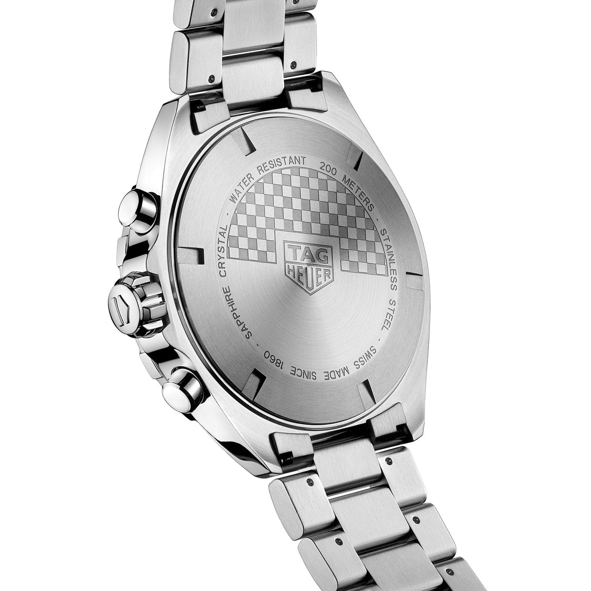 Shop Authentic Tag Heuer Formula 1 Chronograph Black Dial Silver Steel Strap Watch for Men - CAZ101E.BA0842 - Luxxuri
