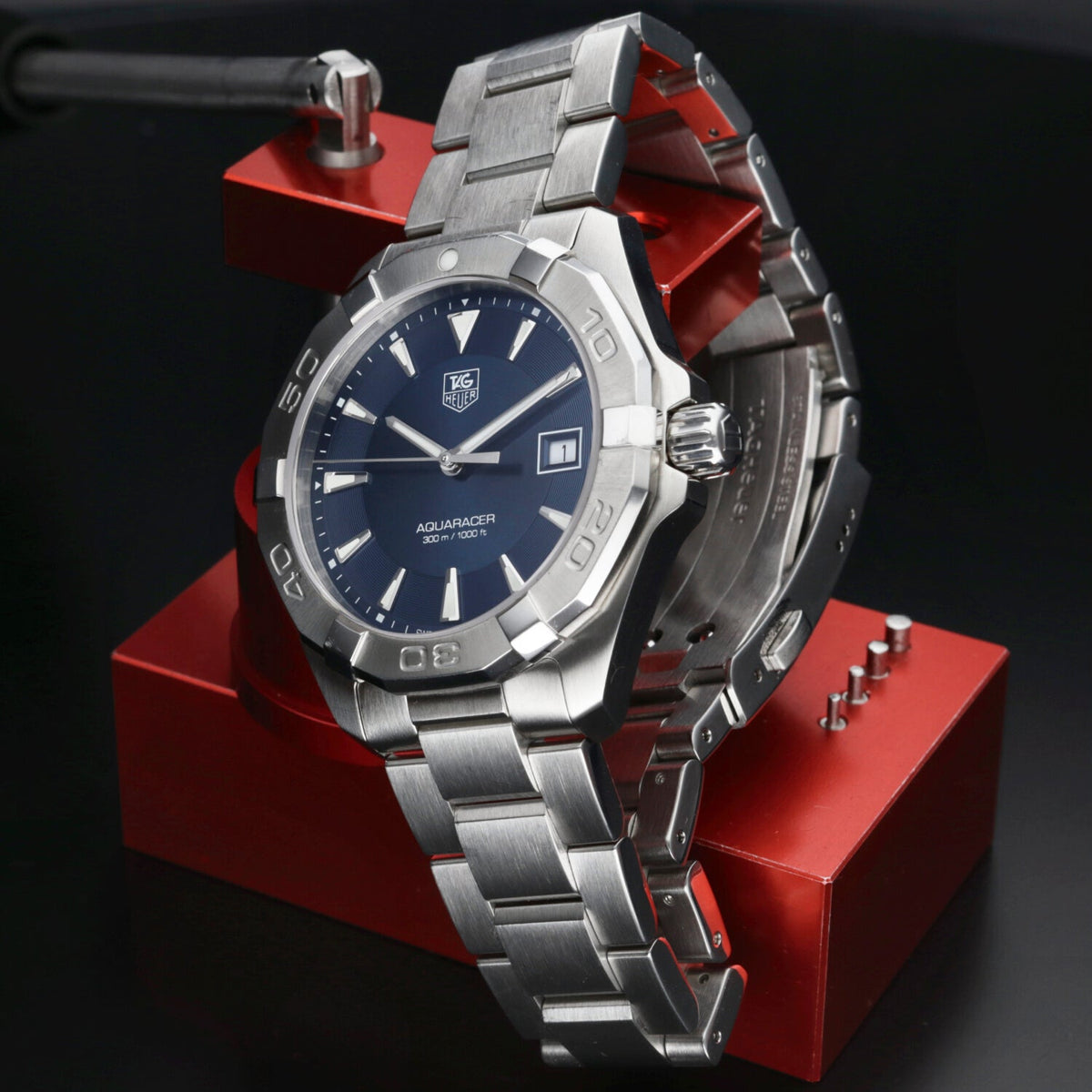 Shop Authentic Tag Heuer Aquaracer Blue Dial Watch for Men - WAY1112.BA0928 - Luxxuri