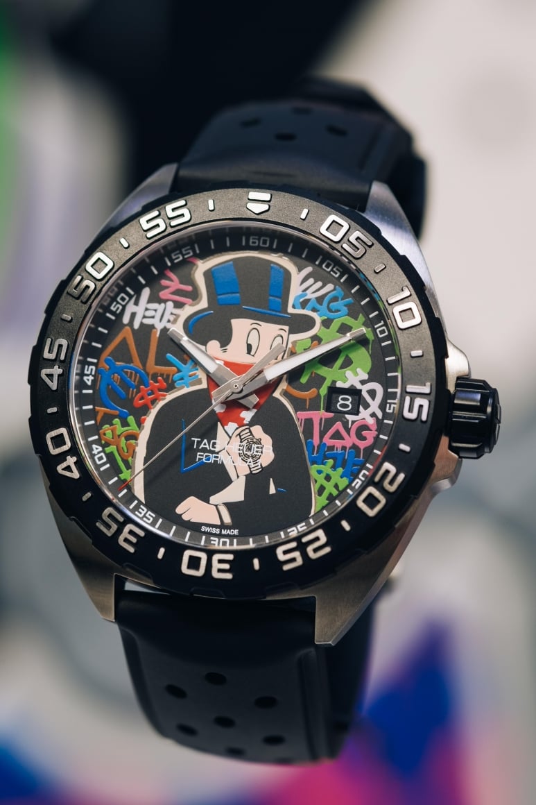 Shop Authentic Tag Heuer Formula 1 Alec Monopoly Black Dial Watch for Men - WAZ1117.FT8023 - Luxxuri