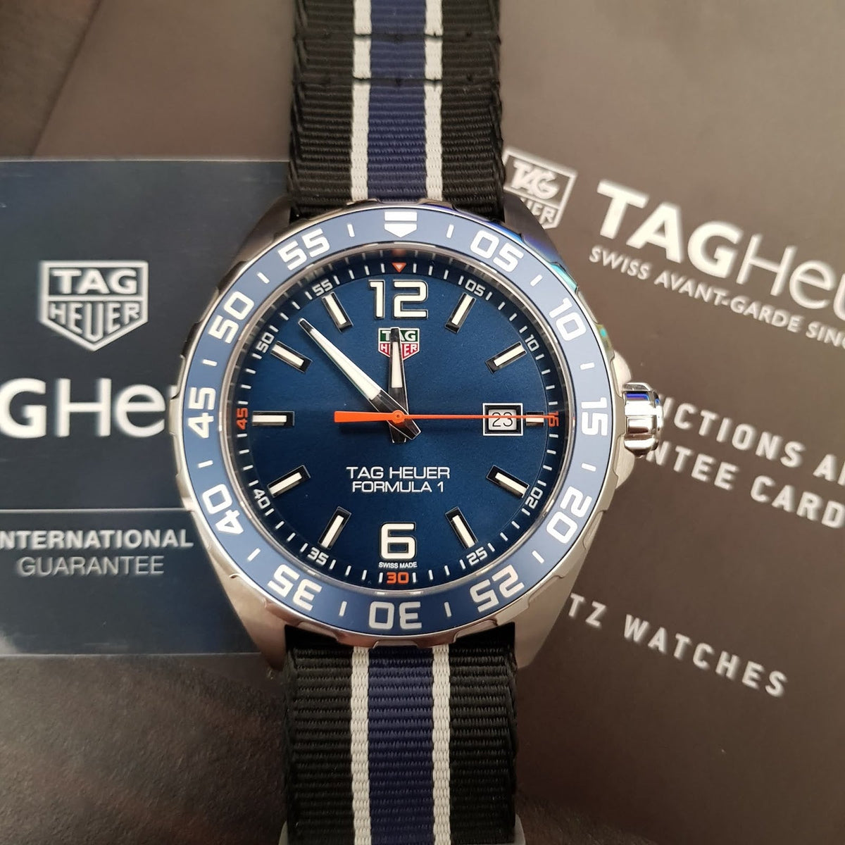 Shop Authentic Tag Heuer Formula 1 Blue Dial Watch for Men - WAZ1010.FC8197 - Luxxuri