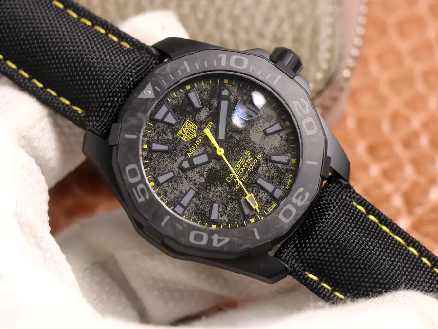 Shop Authentic Tag Heuer Aquaracer Carbon Dial Watch for Men - WBD218B.FC6446 - Luxxuri