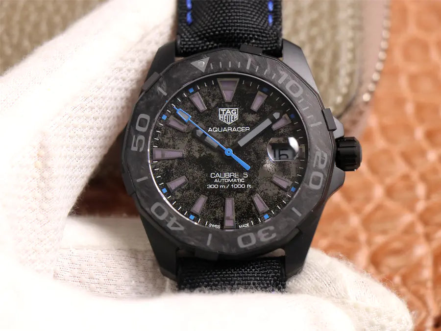 Shop Authentic Tag Heuer Aquaracer Carbon Dial Watch for Men - WBD218C.FC6447 - Luxxuri