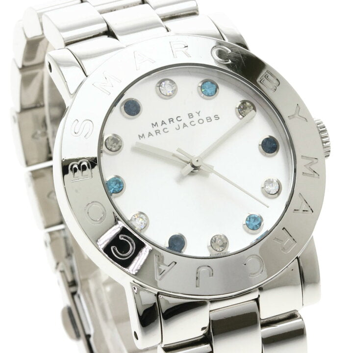 Shop Authentic Marc Jacobs Amy White Dial Silver Steel Strap Watch for Women - MBM3140 - Luxxuri