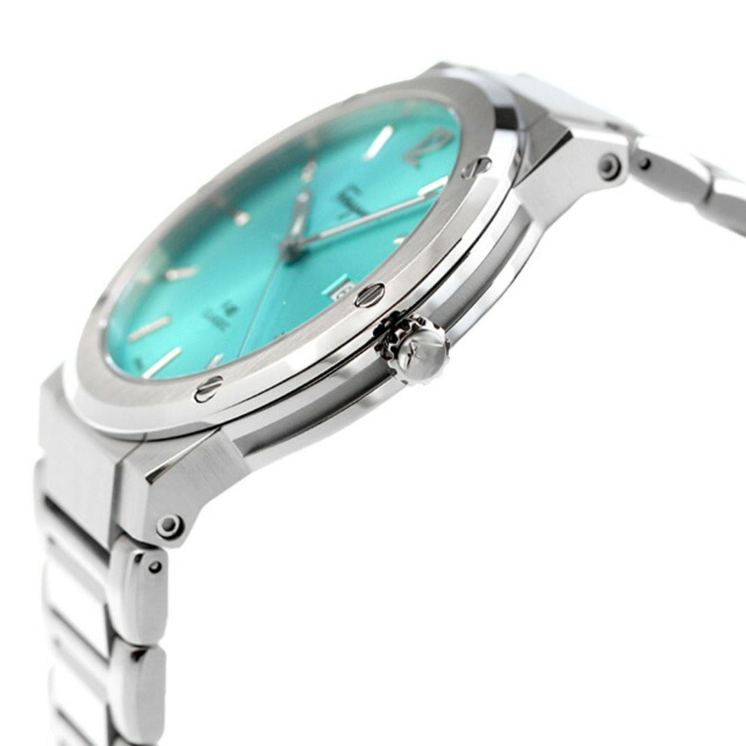 Shop Authentic Salvatore Ferragamo F-80 Classic Tiffany Blue Dial Silver Steel Strap Watch for Men - SFDT02323 - Luxxuri