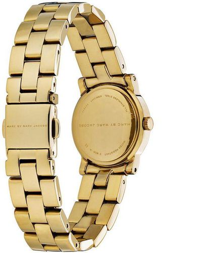 Shop Authentic Marc Jacobs Mini Amy White Dial Gold Steel Strap Watch for Women - MBM3057 - Luxxuri
