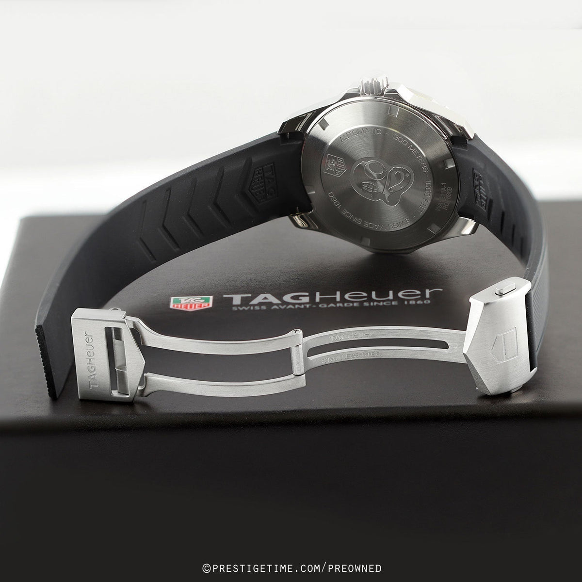 Shop Authentic Tag Heuer Aquaracer Black Dial Watch for Men - WAY211A.FT6151 - Luxxuri