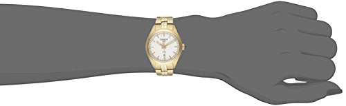 Shop Authentic Tissot T Classic PR 100 Lady White Dial Gold Steel Strap Watch for Women - T101.210.33.031.00 - Luxxuri