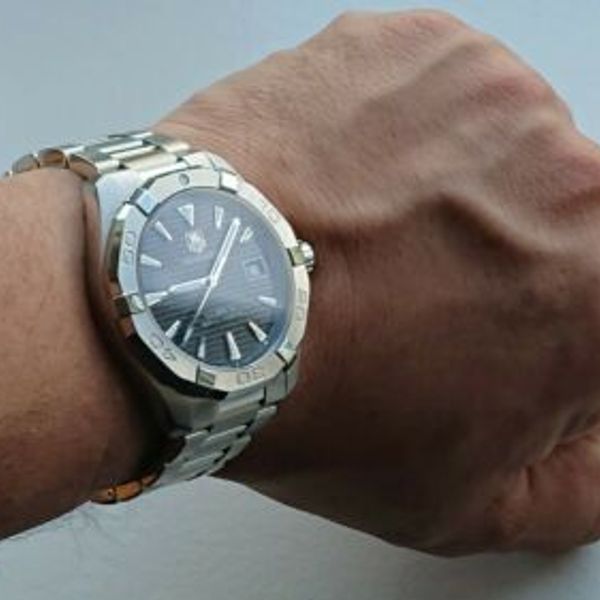 Shop Authentic Tag Heuer Aquaracer Black Dial Watch for Men - WAY2110.BA0928 - Luxxuri