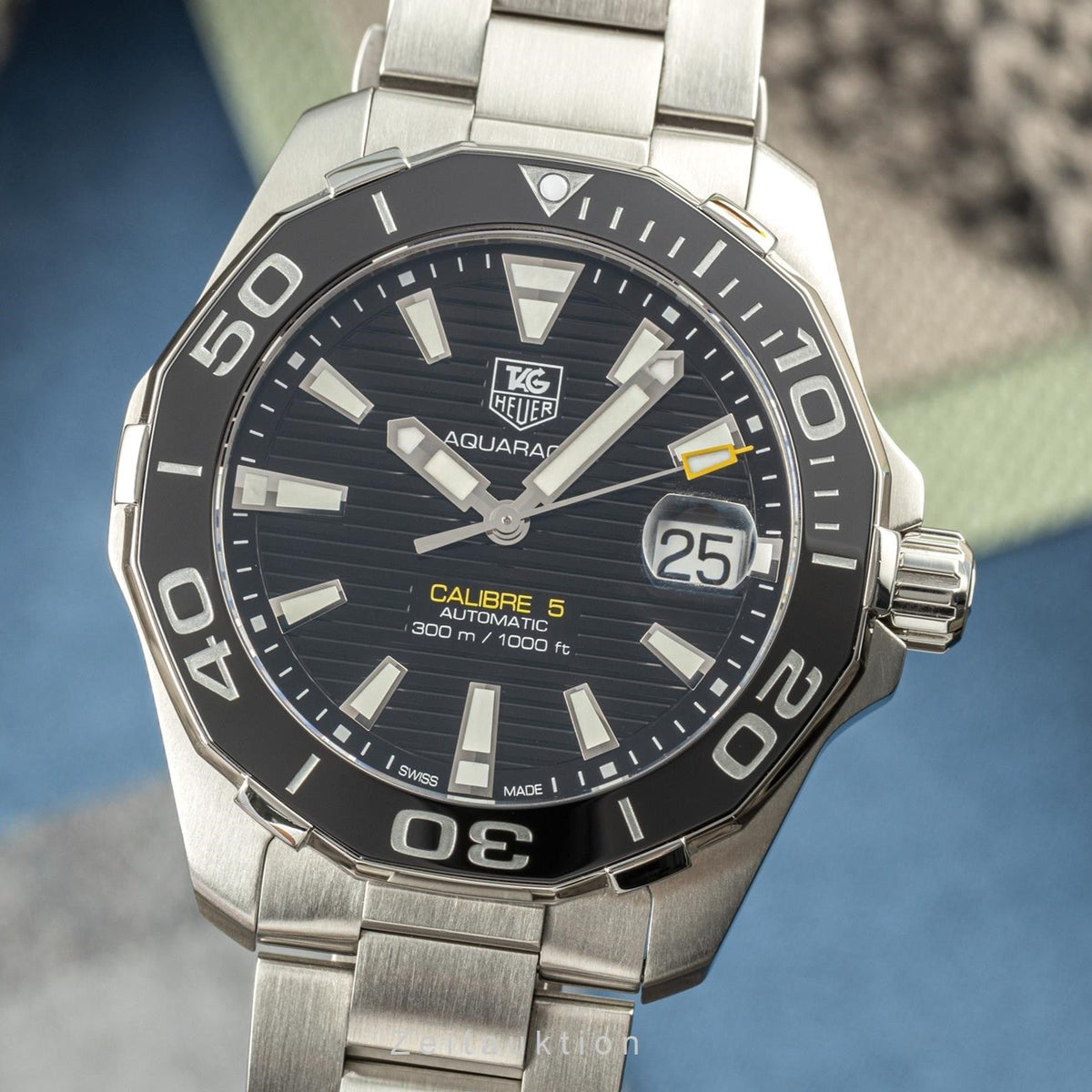 Shop Authentic Tag Heuer Aquaracer Black Dial Watch for Men - WAY211A.BA0928 - Luxxuri