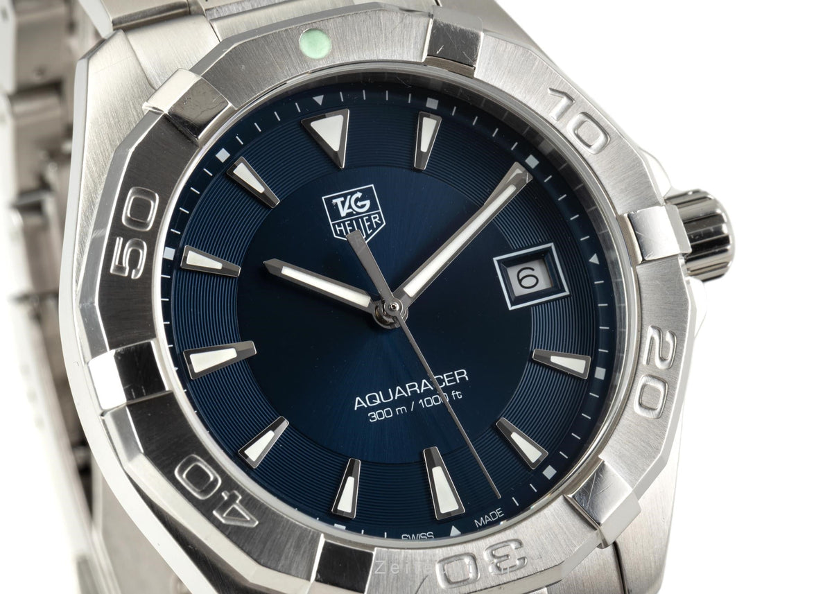Shop Authentic Tag Heuer Aquaracer Blue Dial Watch for Men - WAY1112.BA0928 - Luxxuri