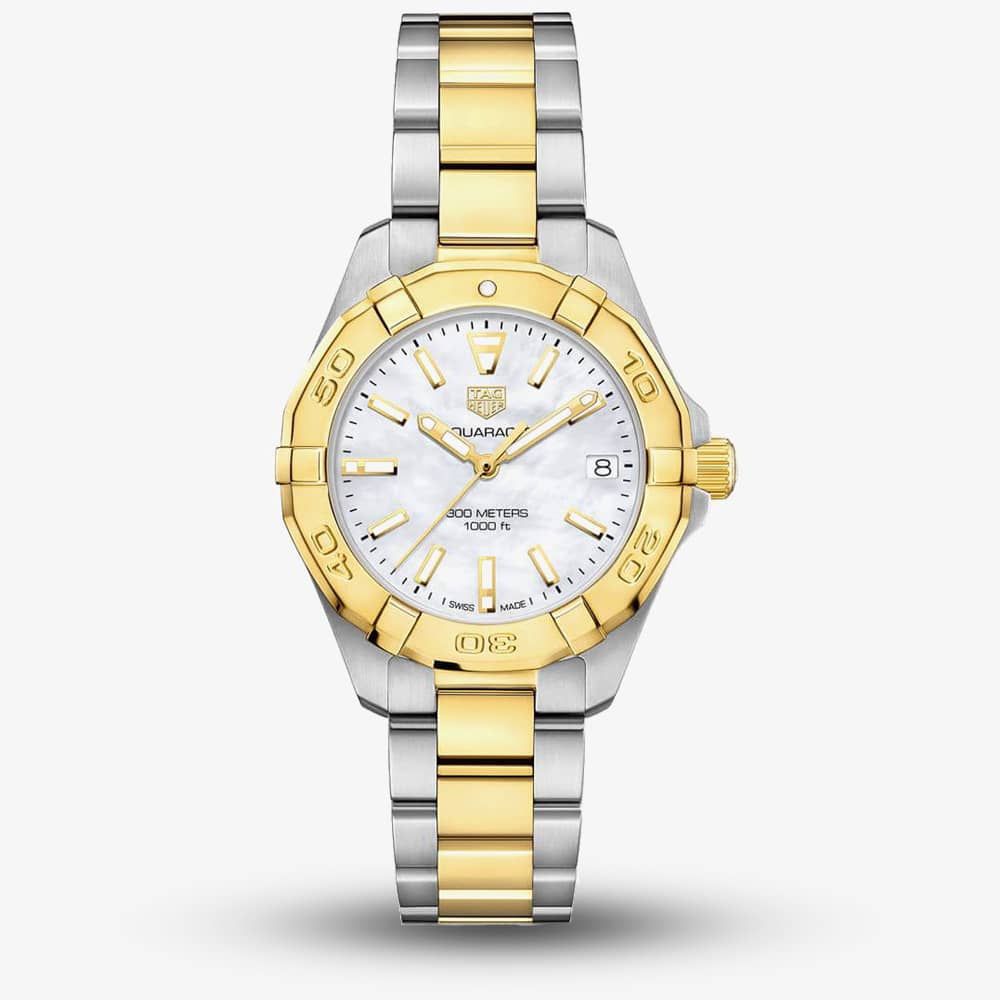 Shop Authentic Tag Heuer Aquaracer Mother of Pearl Dial Watch for Women - WBD1320.BB0320 - Luxxuri