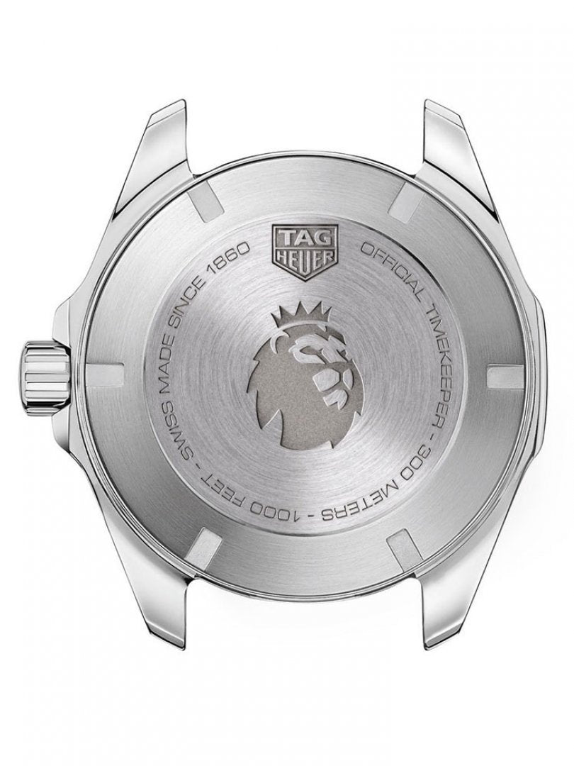 Shop Authentic Tag Heuer Aquaracer Calibre 5 Premiere League Edition Black Dial Silver Stainless Steel Watch for Men - WAY201D.BA0927 - Luxxuri