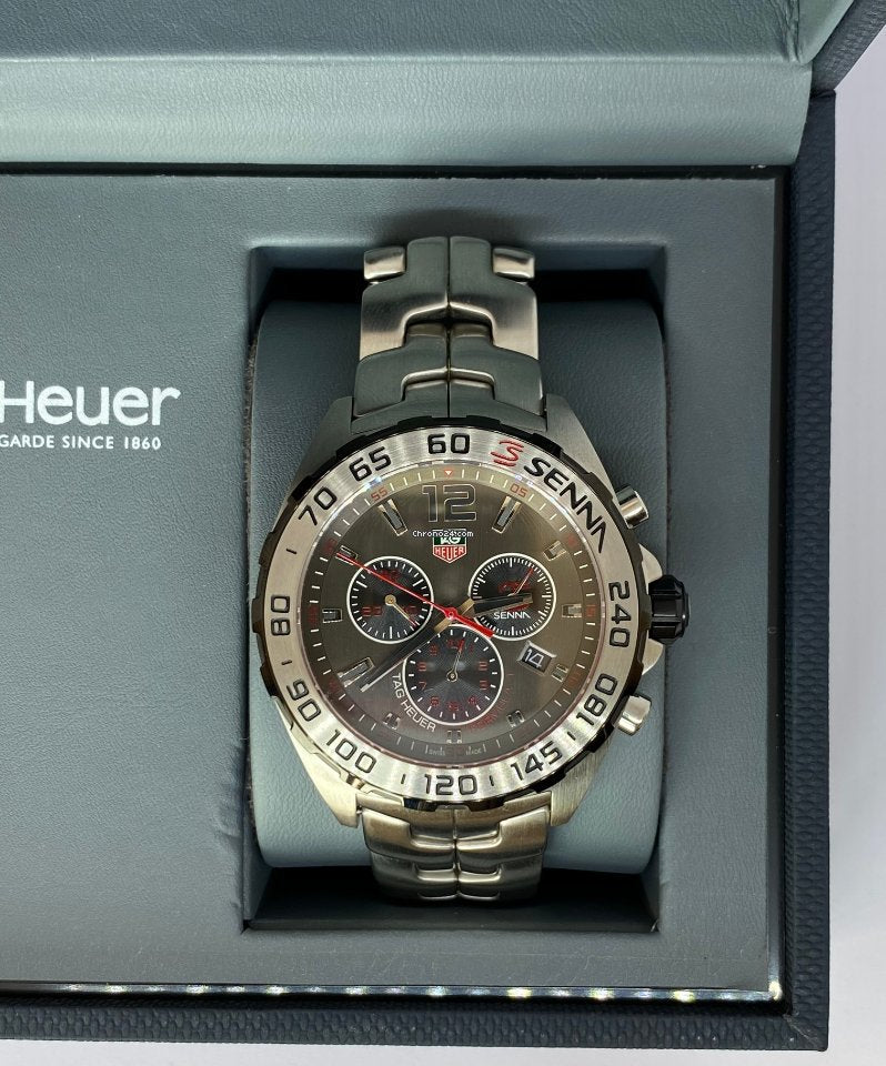 Shop Authentic Tag Heuer Formula 1 Special Edition Chronograph Grey Dial Silver Steel Strap Watch for Men - CAZ1012.BA0883 - Luxxuri