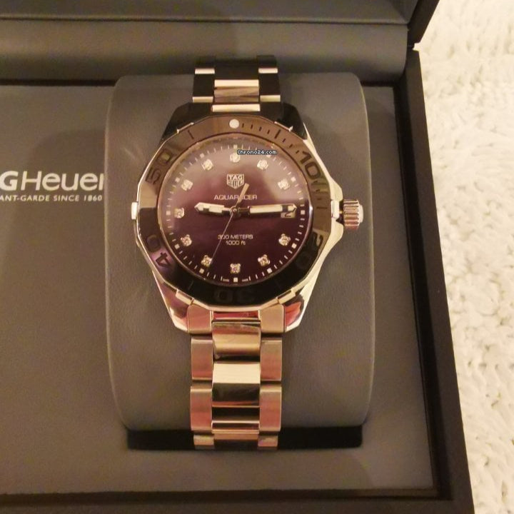 Shop Authentic Tag Heuer Aquaracer Black Dial Watch for Women - WAY131M.BA0748 - Luxxuri