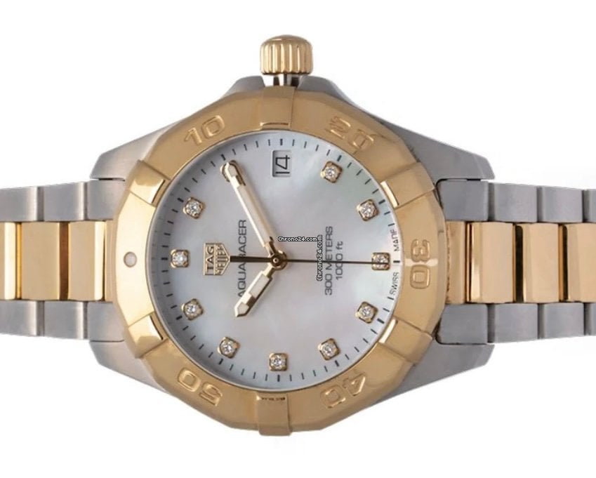 Shop Authentic Tag Heuer Aquaracer White Mother of Pearl Dial Watch for Women - WBD1322.BB0320 - Luxxuri