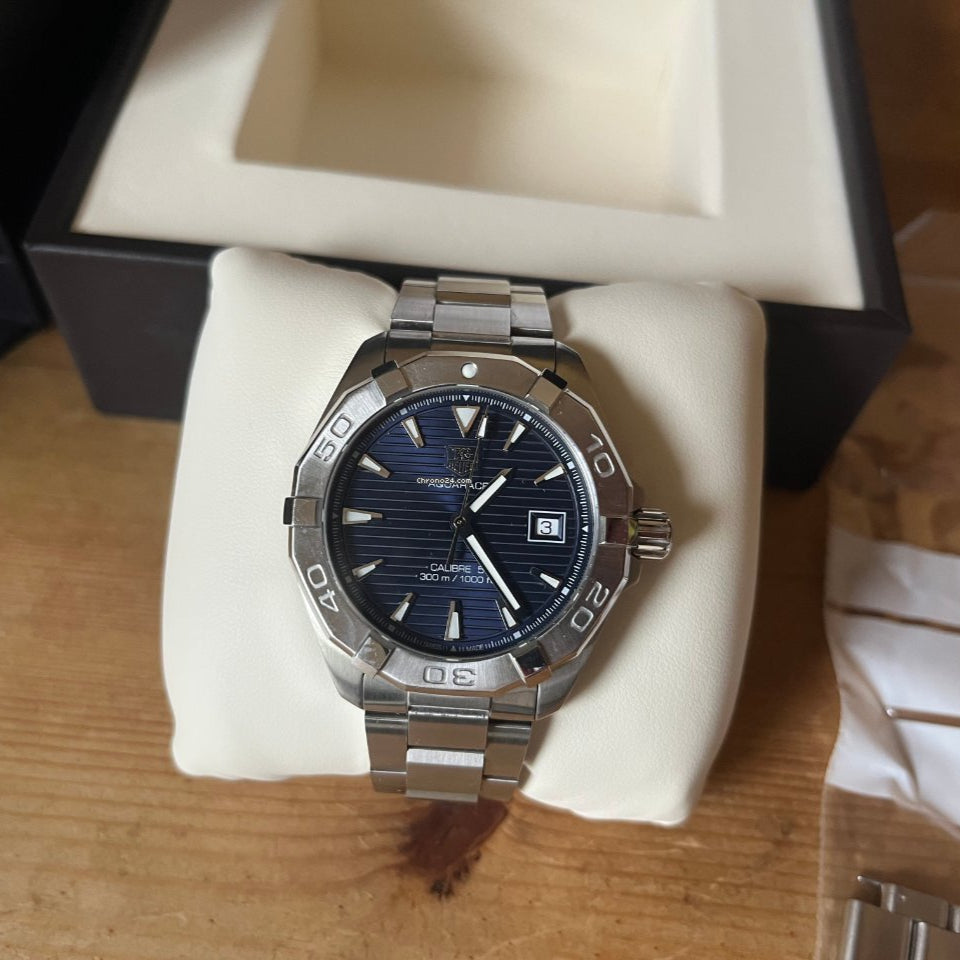 Shop Authentic Tag Heuer Aquaracer Blue Dial Watch for Men - WAY2112.BA0928 - Luxxuri