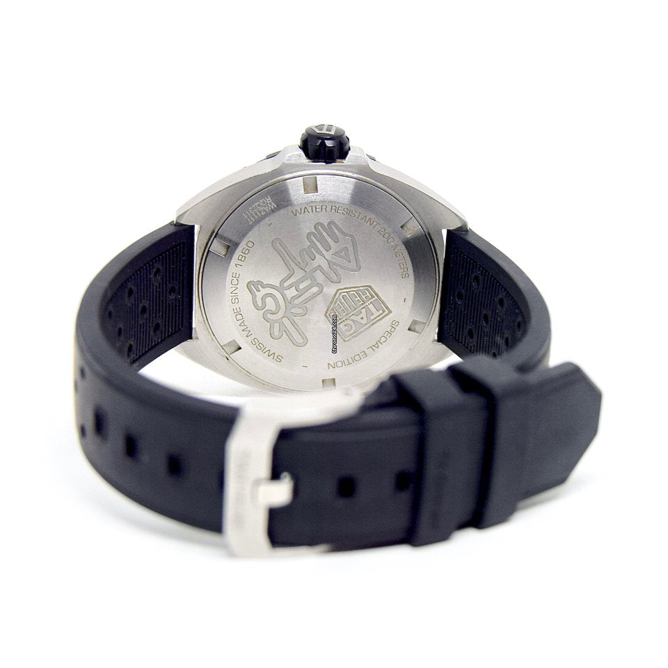 Shop Authentic Tag Heuer Formula 1 Alec Monopoly Special Edition Black Rubber Strap Watch for Men - WAZ1117.FT8023 - Luxxuri