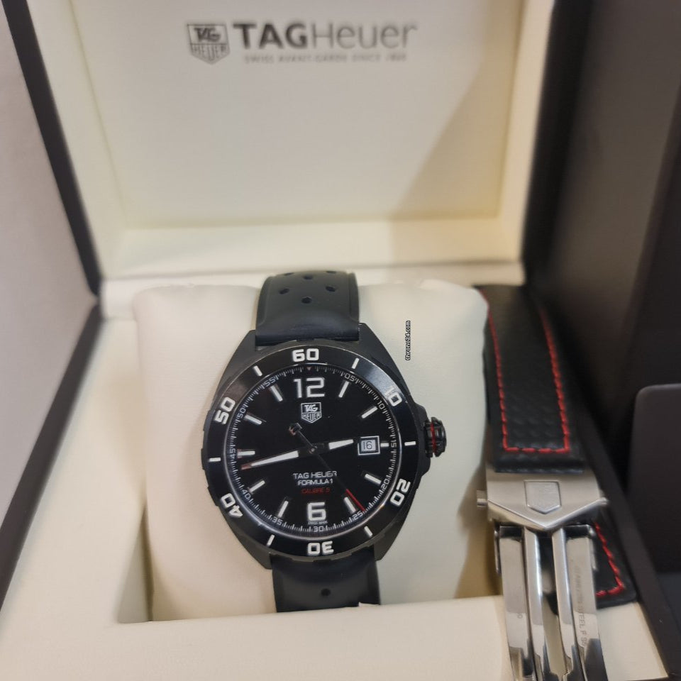 Shop Authentic Tag Heuer Formula 1 Black Dial Strap Watch for Men - WAZ2115.FT8023 - Luxxuri