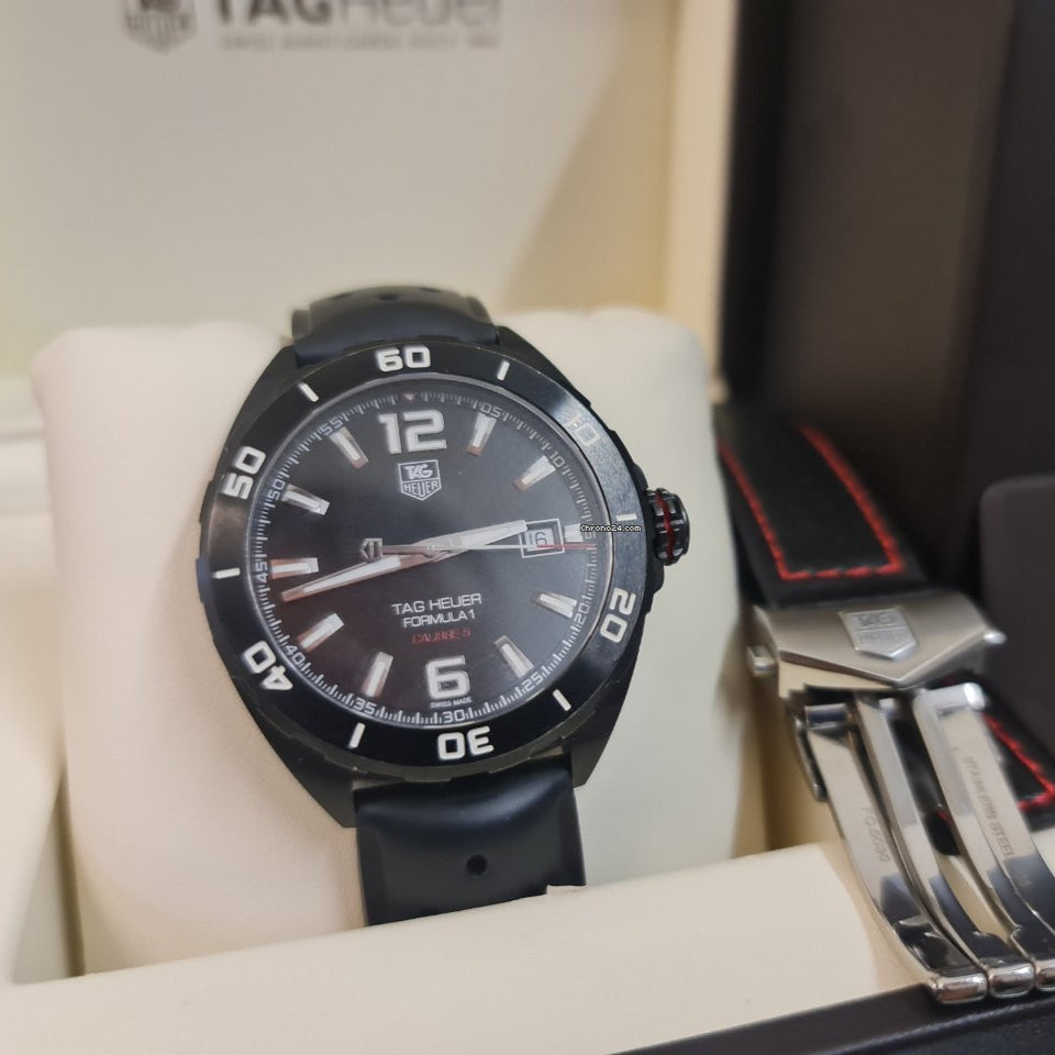 Shop Authentic Tag Heuer Formula 1 Black Dial Strap Watch for Men - WAZ2115.FT8023 - Luxxuri