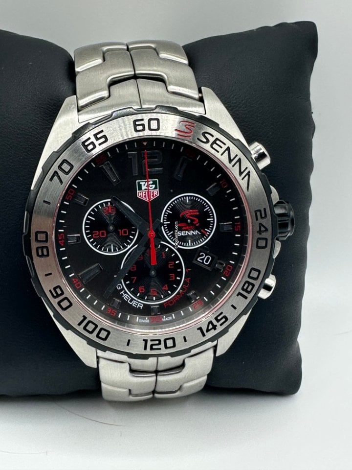 Shop Authentic Tag Heuer Formula 1 Special Edition Chronograph Grey Dial Silver Steel Strap Watch for Men - CAZ1012.BA0883 - Luxxuri