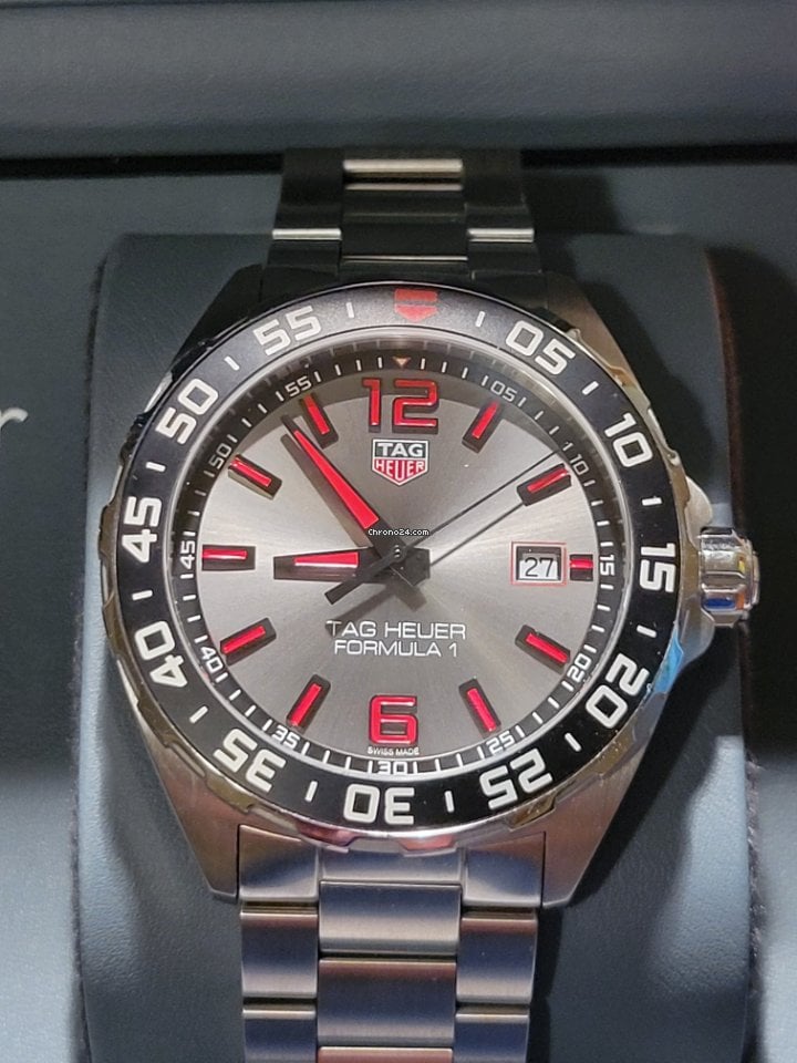 Shop Authentic Tag Heuer Formula 1 Anthracite Dial Watch for Men - WAZ1018.BA0842 - Luxxuri