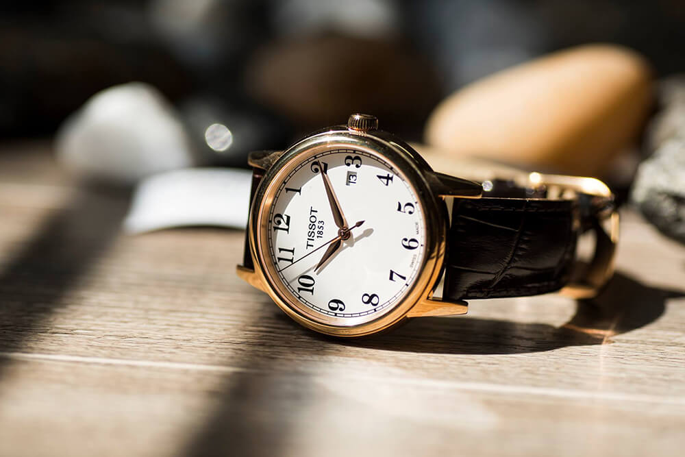 Shop Authentic Tissot T Classic Carson Quartz White Dial Brown Leather Strap Watch for Men - T085.410.36.012.00 - Luxxuri
