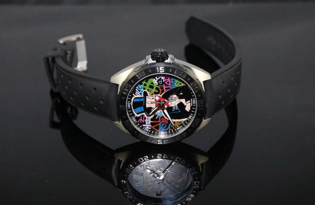 Shop Authentic Tag Heuer Formula 1 Alec Monopoly Black Dial Watch for Men - WAZ1117.FT8023 - Luxxuri