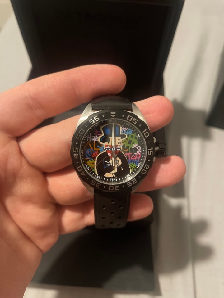 Shop Authentic Tag Heuer Formula 1 Alec Monopoly Black Dial Watch for Men - WAZ1117.FT8023 - Luxxuri