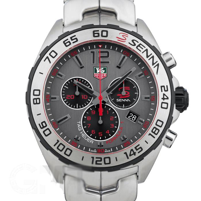 Shop Authentic Tag Heuer Formula 1 Special Edition Chronograph Grey Dial Silver Steel Strap Watch for Men - CAZ1012.BA0883 - Luxxuri