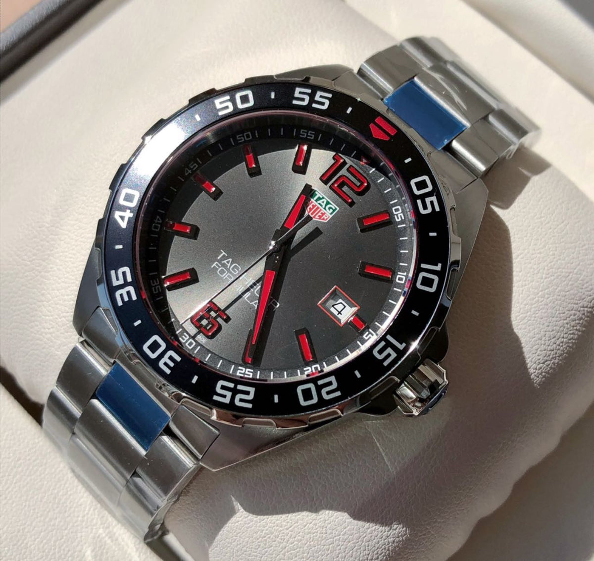 Shop Authentic Tag Heuer Formula 1 Anthracite Dial Watch for Men - WAZ1018.BA0842 - Luxxuri