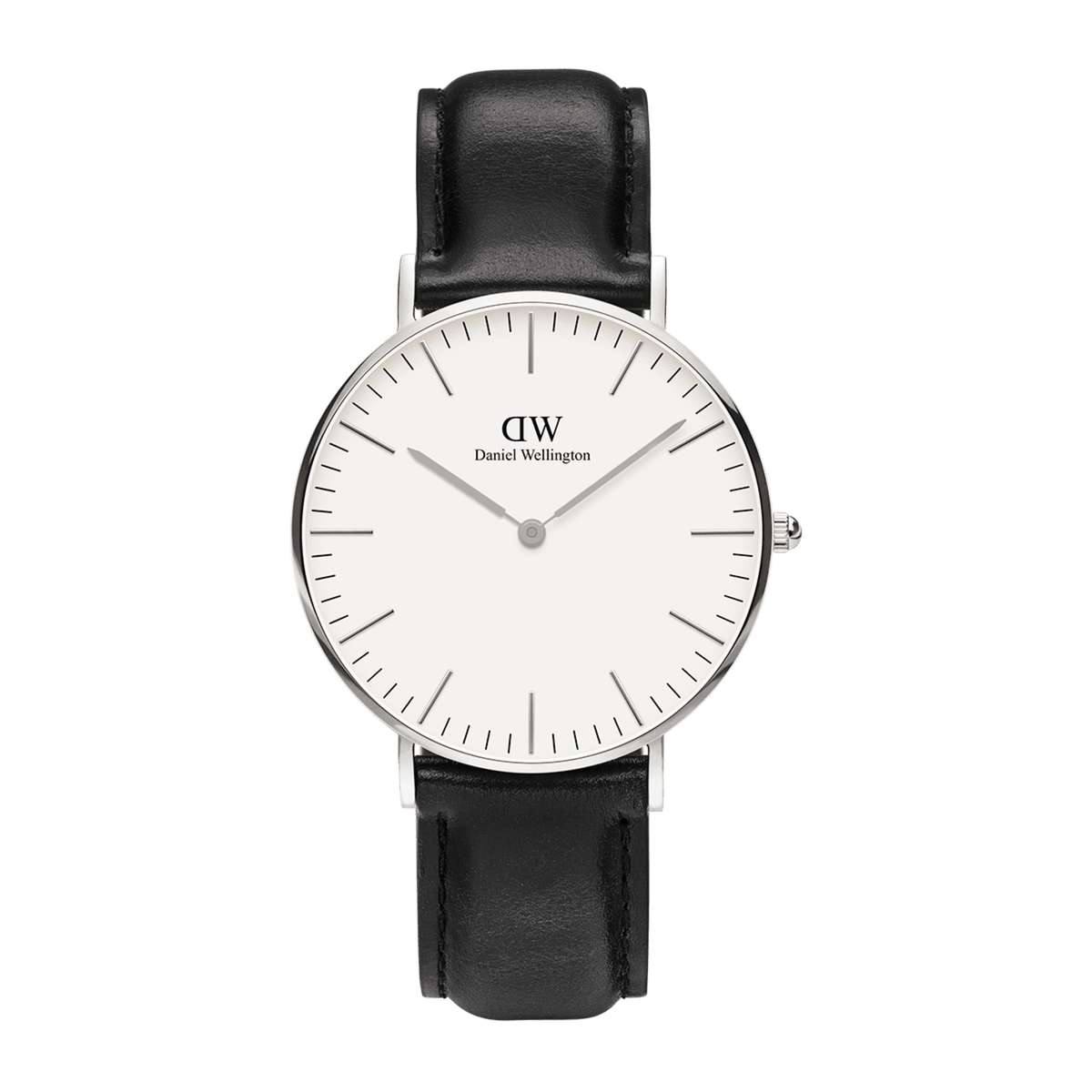 Shop Authentic Daniel Wellington Classic Reading White Dial Black Leather Strap Watch For Women - DW00100058 - Luxxuri