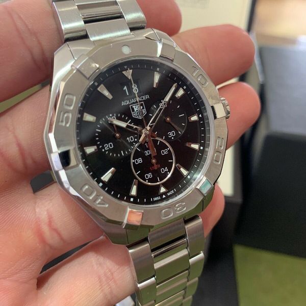 Shop Authentic Tag Heuer Aquaracer Black Dial Watch for Men - CAY1110.BA0927 - Luxxuri